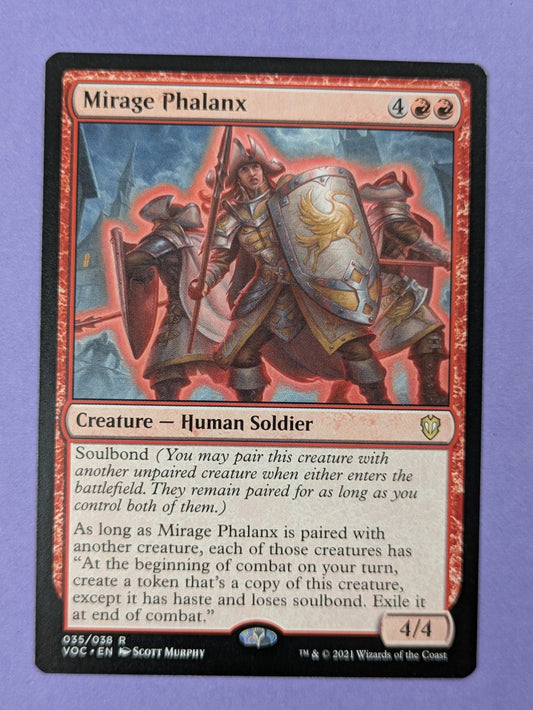 MTG Magic: Crimson Vow Commander: Mirage Phalanx #035/038 Rar
