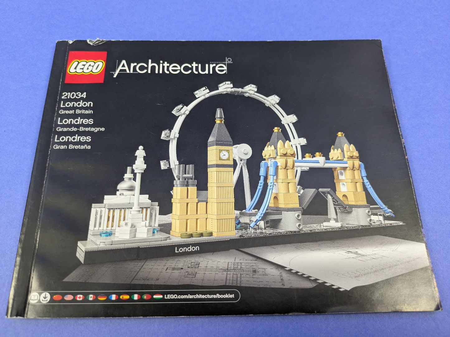 LEGO Architecture London 21034 Complete Set Pre-Owned