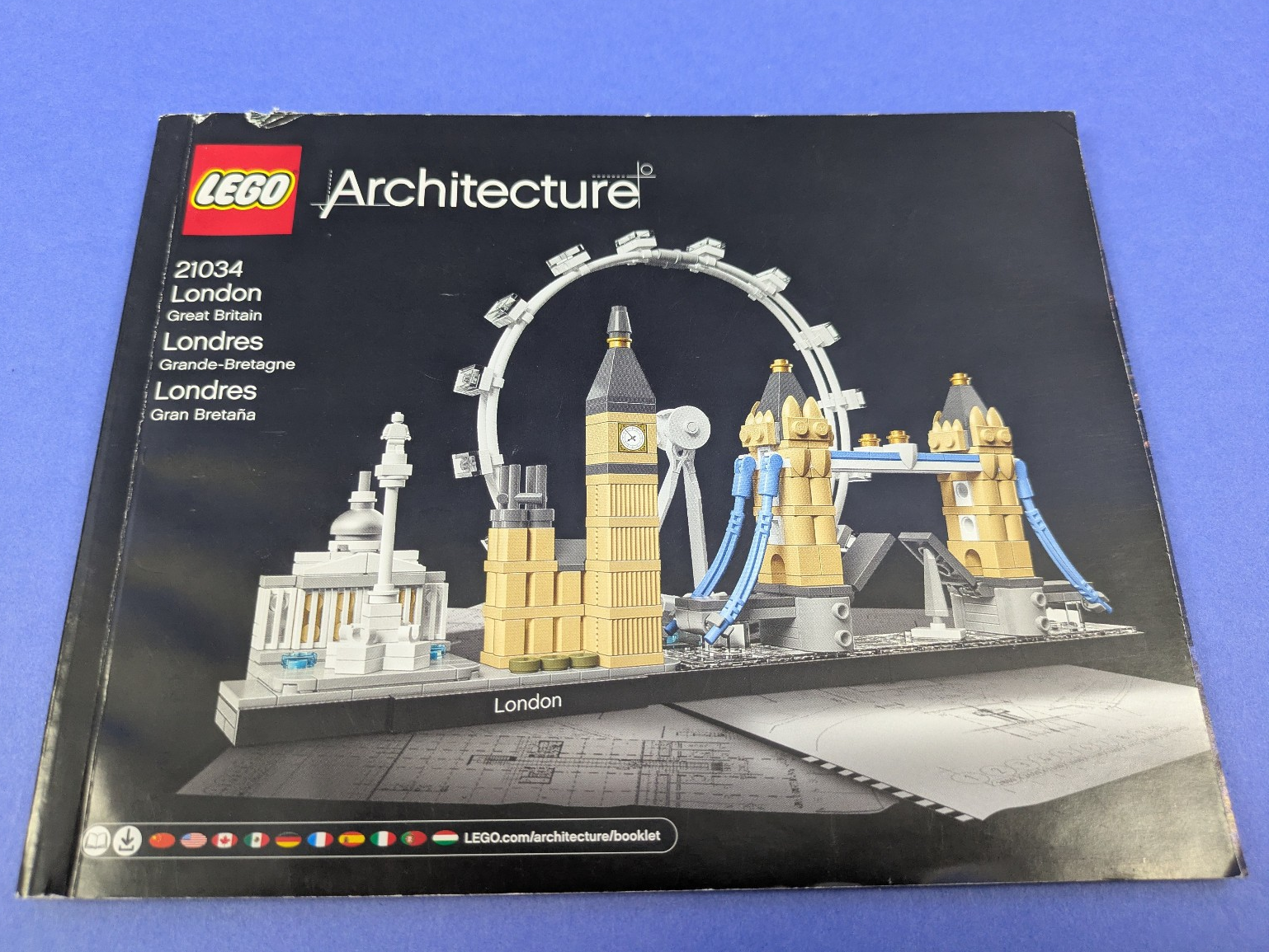 LEGO Architecture London 21034 Complete Set Pre-Owned