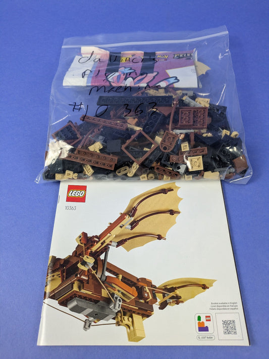 LEGO Creator Leonardo da Vinci's Flying Machine 10363 Complete Set Pre-Owned
