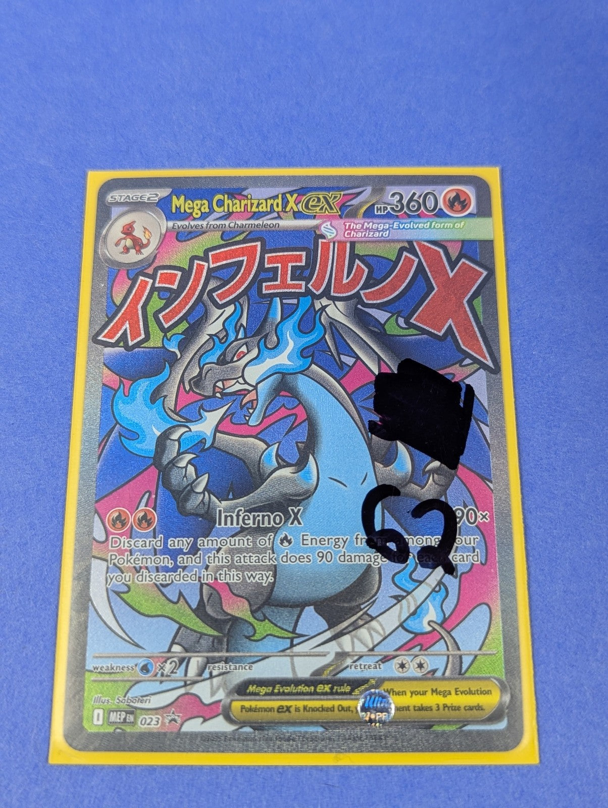Mega Charizard X ex - MEP023 - Promo Holo Mega Evolution Promos - Pokemon - NM