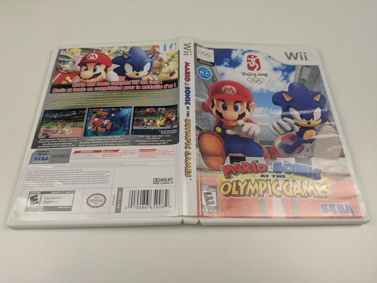 Mario & Sonic at the Olympic Games (Nintendo Wii, 2007) CIB