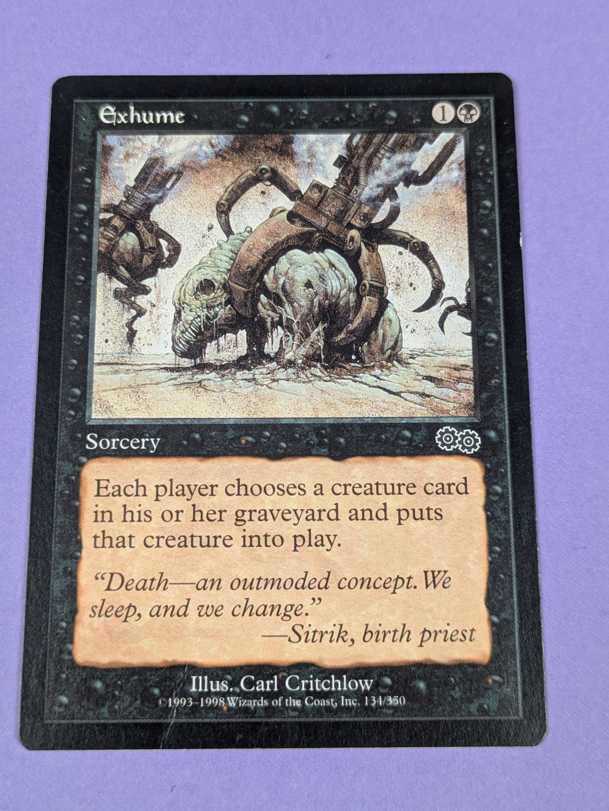 MTG Magic the Gathering: Urza's Saga: Exhume #134/350 Common - LP