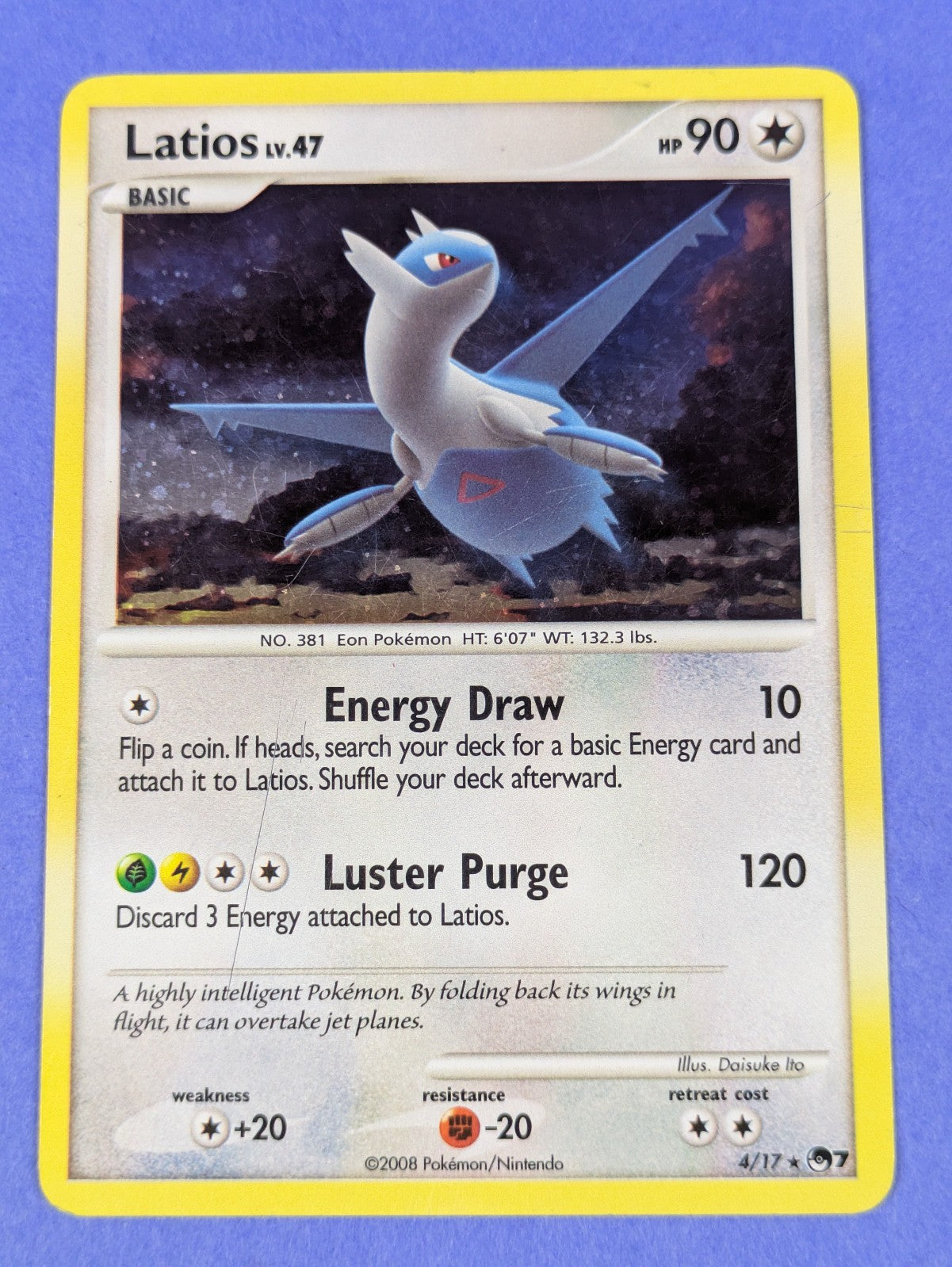 Latios - 4/17 - Holo POP Series 7 Promos - Pokemon Card - MP