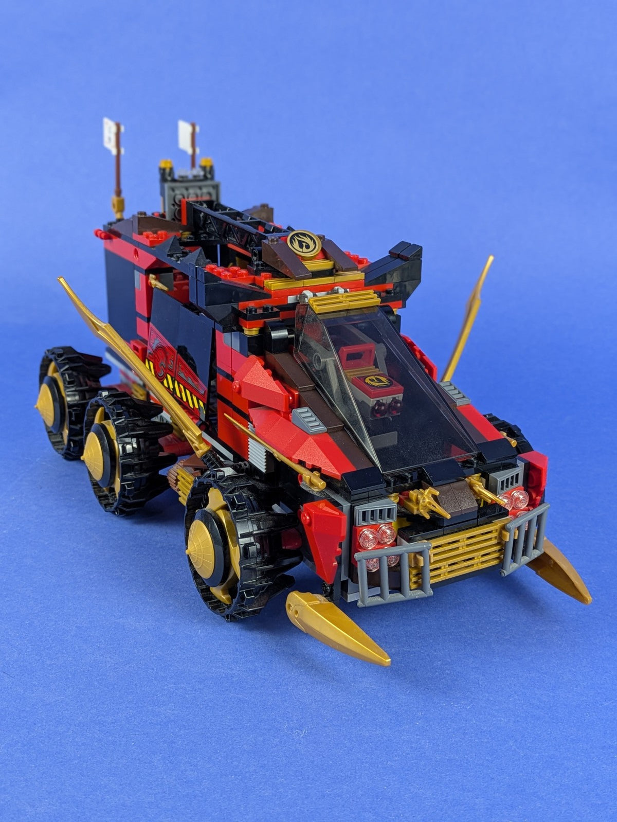 LEGO NINJAGO Ninja DB X 70750 Incomplete Set Pre-Owned