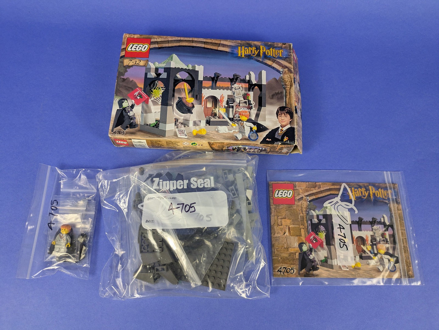 Lego Harry Potter: Sorcerer's Stone: Snape's Class Set 4705 Complete Set
