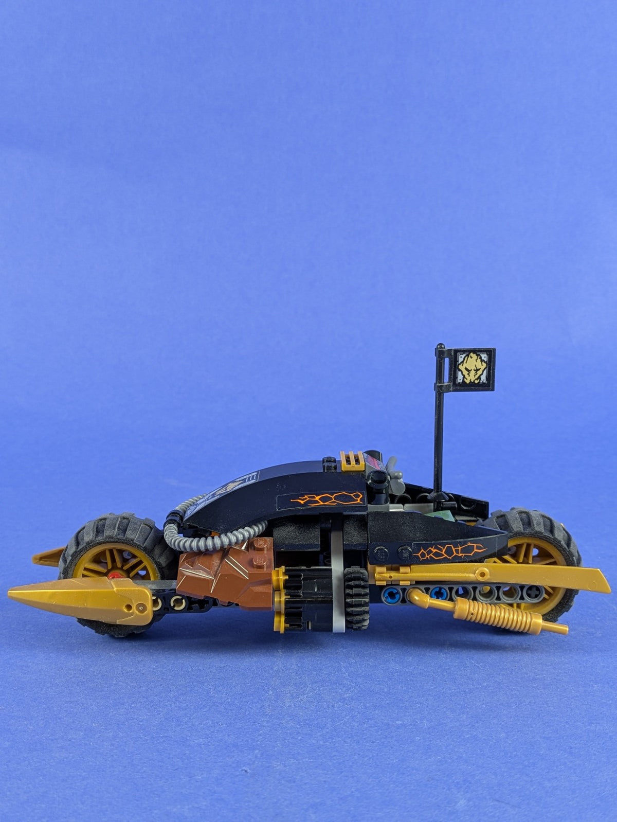 LEGO NINJAGO Blaster Bike 70733 Incomplete Set Pre-Owned