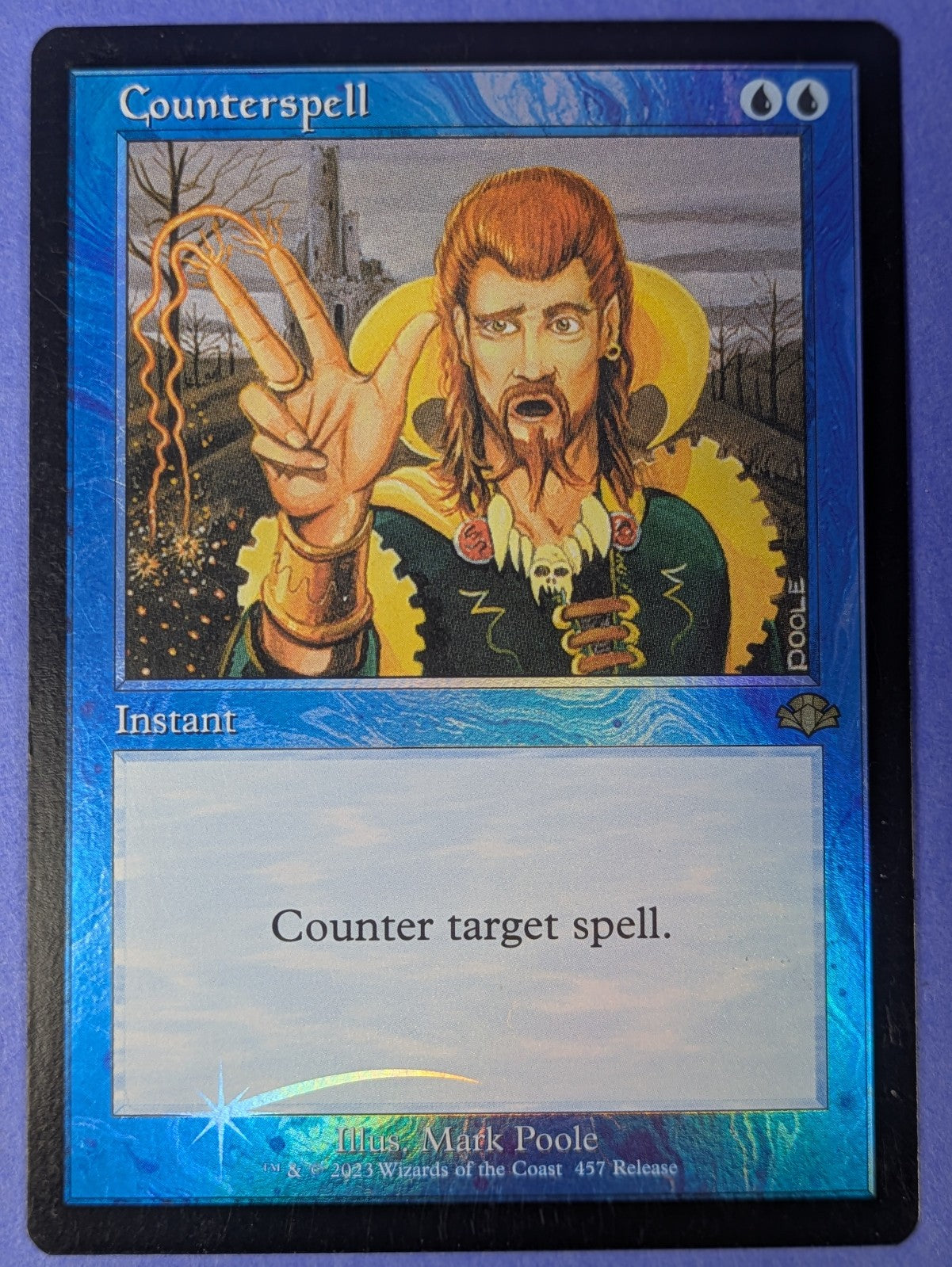 MTG Magic: Dominaria Remastered: Counterspell Foil #457 Promotional - NM