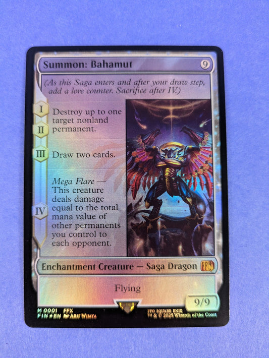 MTG Magic: FINAL FANTASY: Summon: Bahamut Foil #0001 Mythic - NM
