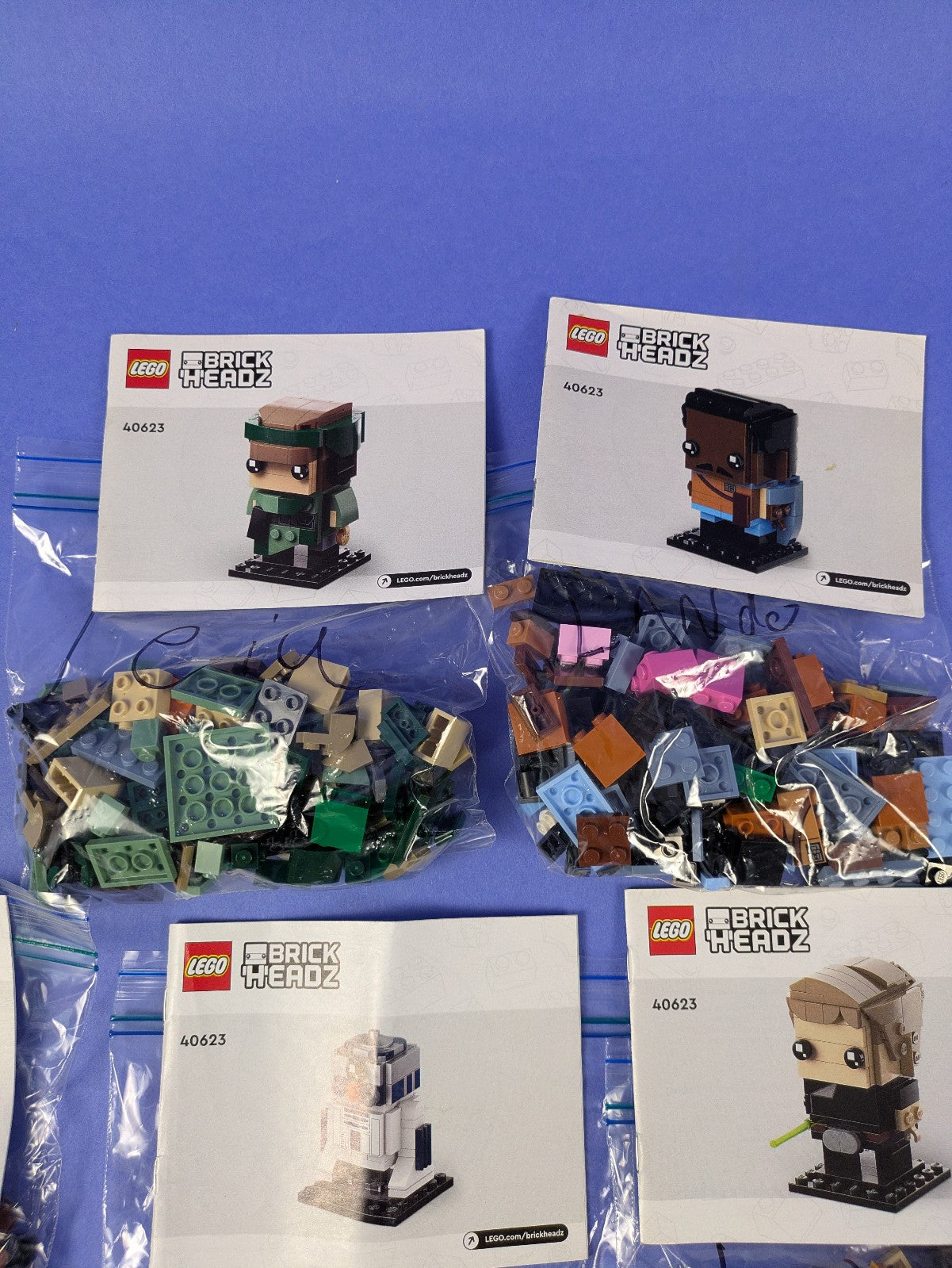 LEGO BrickHeadz Star Wars Battle of Endor Heroes 40623 Complete Set Pre-Owned