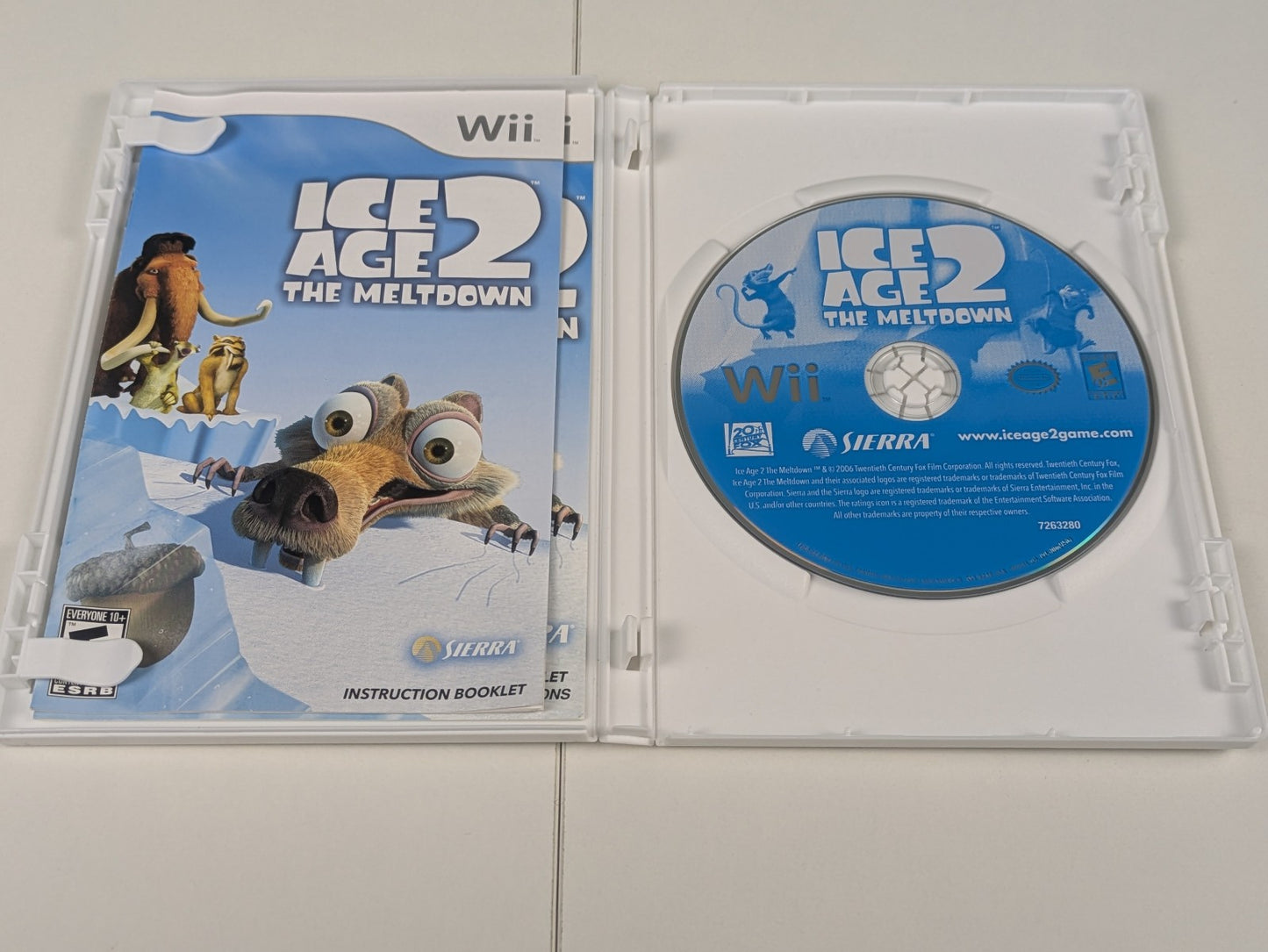 Ice Age 2: The Meltdown (Nintendo Wii, 2006) CIB