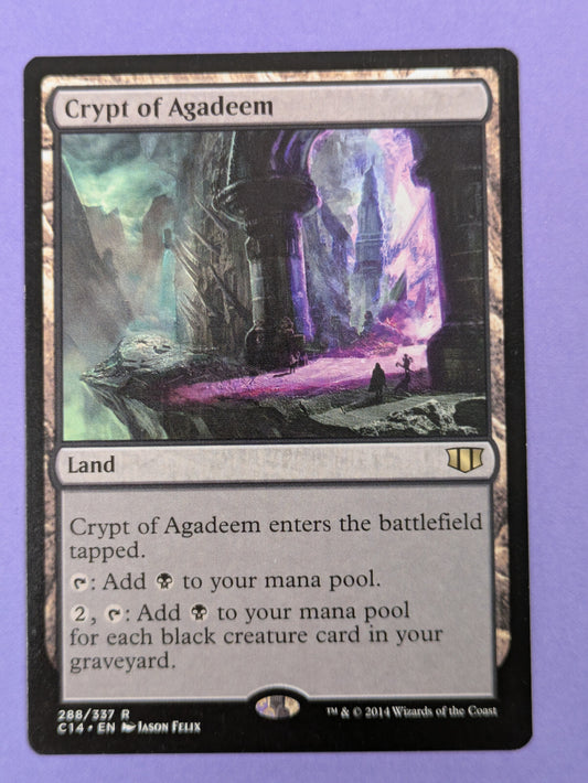 MTG Magic The Gathering: Commander 2014: Crypt of Agadeem #288/337 Rare - NM