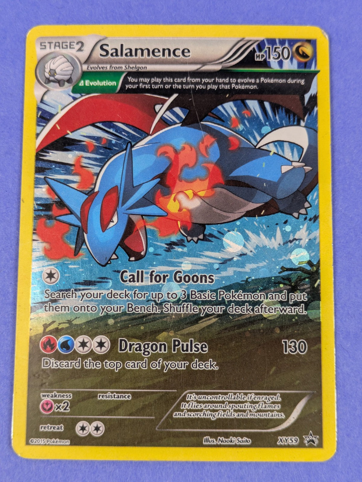Salamence - XY59 - Full Art Promo XY Promos - Pokemon Card - DMG