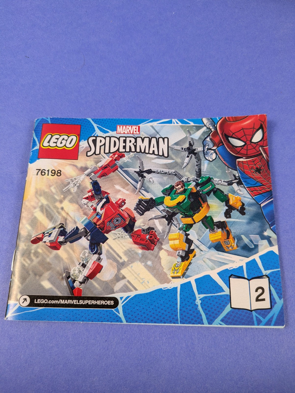 LEGO Super Heroes Spider-Man & Doctor Octopus Mech Battle 76198 Pre-Owned