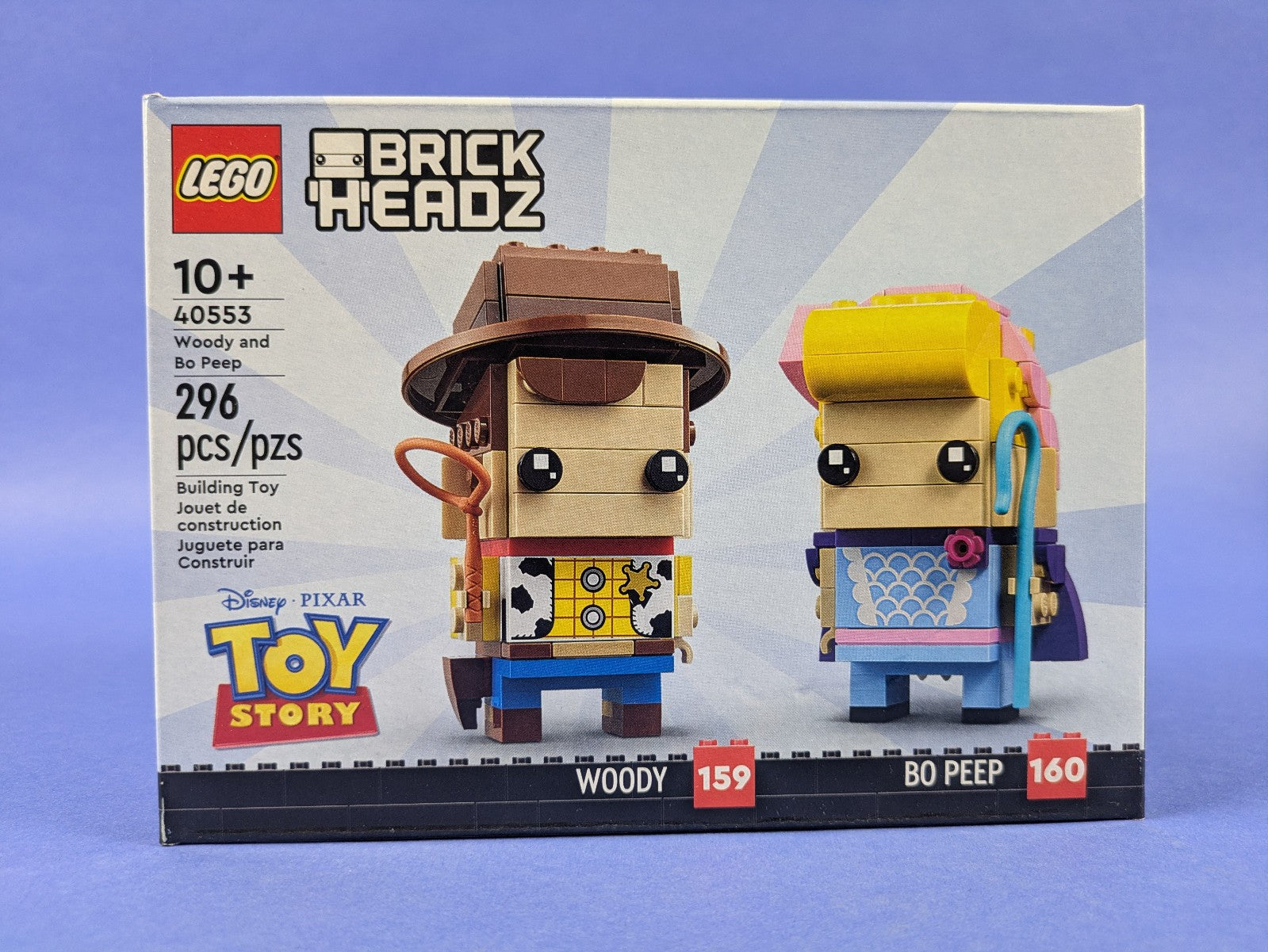 Lego BrickHeadz: Toy Story: Woody and Bo Peep Set 40553 BRAND NEW