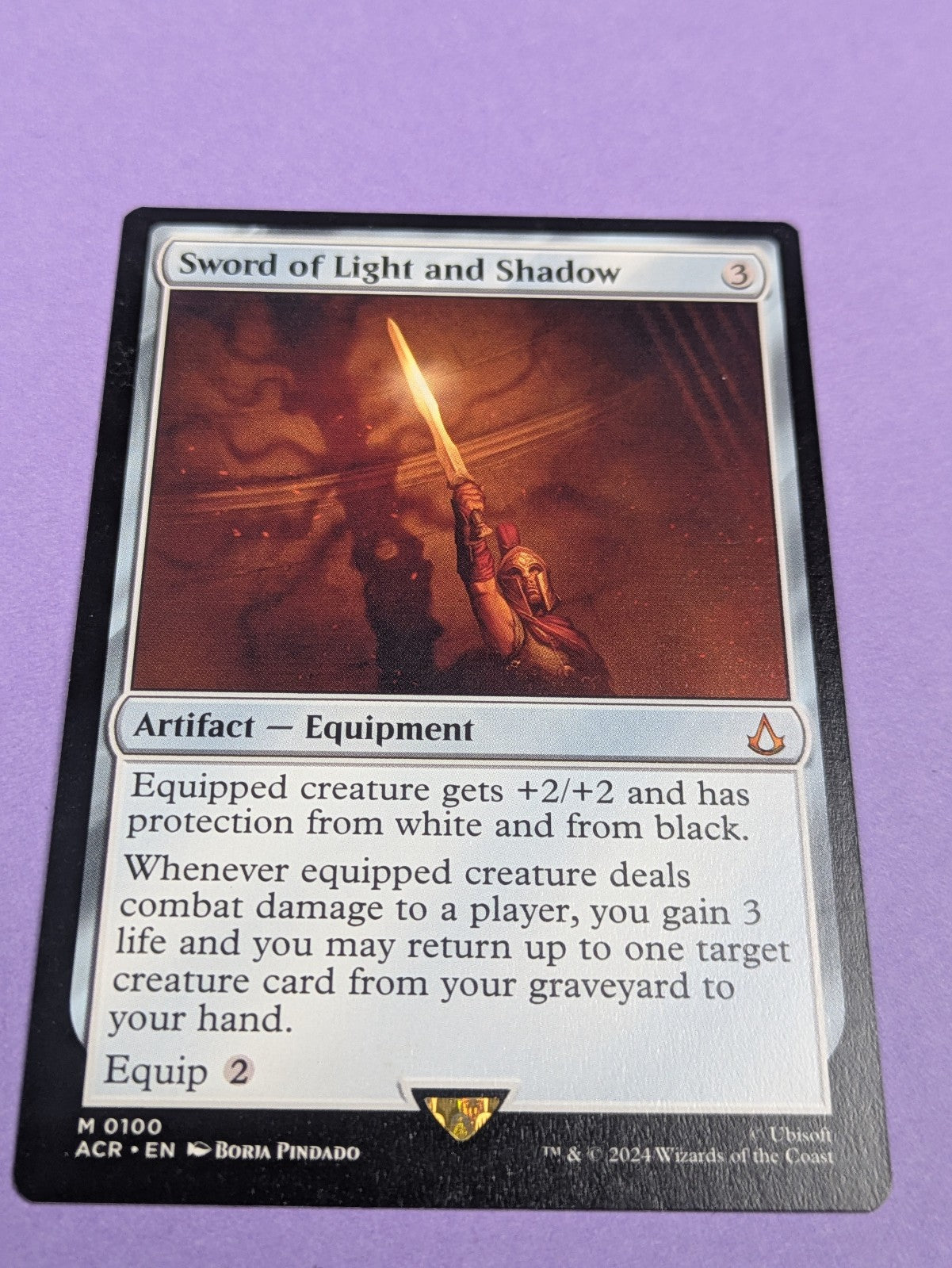 MTG Magic: Assassin's Creed: Sword of Light and Shadow #0100 Mythic - NM