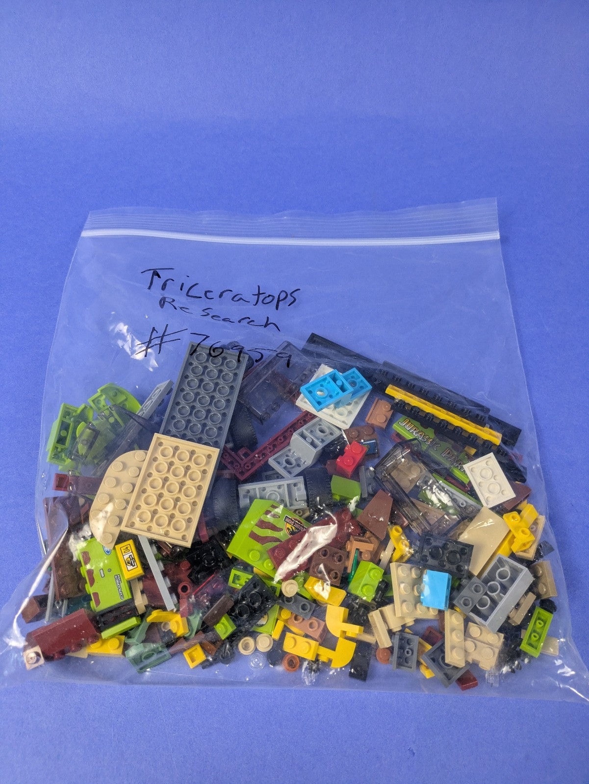 LEGO Jurassic World Triceratops Research 76959 Complete Set Pre-Owned