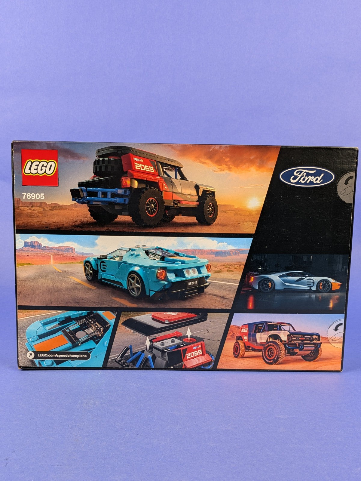 LEGO SPEED CHAMPIONS Ford GT Heritage Edition and Bronco R 76905