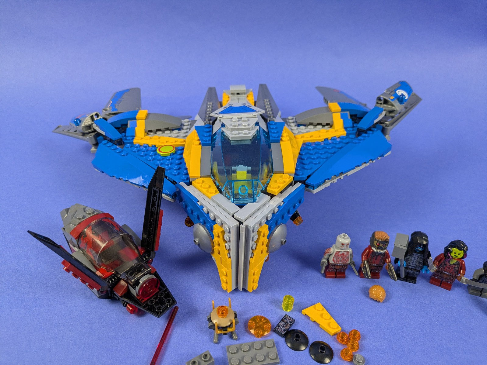 LEGO Super Heroes The Milano Spaceship Rescue 76021 Complete Set Pre-Owned