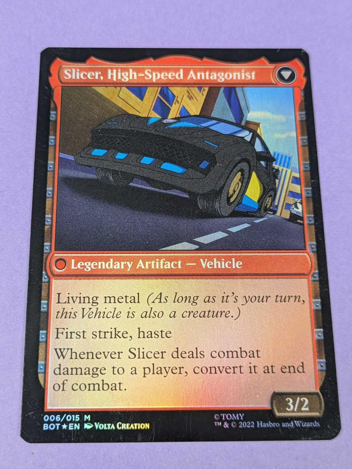 MTG: Slicer, Hired Muscle / Slicer, High-Speed Antagonist Foil 006/015 Mythic NM