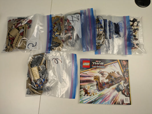 Lego Super Heroes: Love and Thunder: The Goat Boat Set 76208 w/ - Instructions