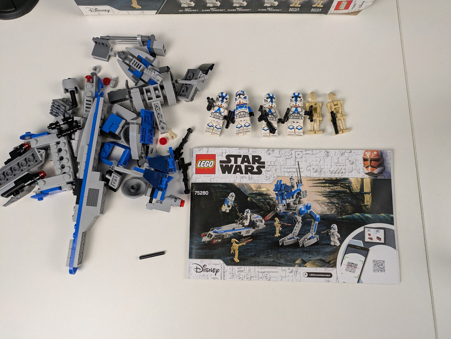 Lego Star Wars: The Clone Wars: 501st Legion Clone Troopers Set 75280 - Complete