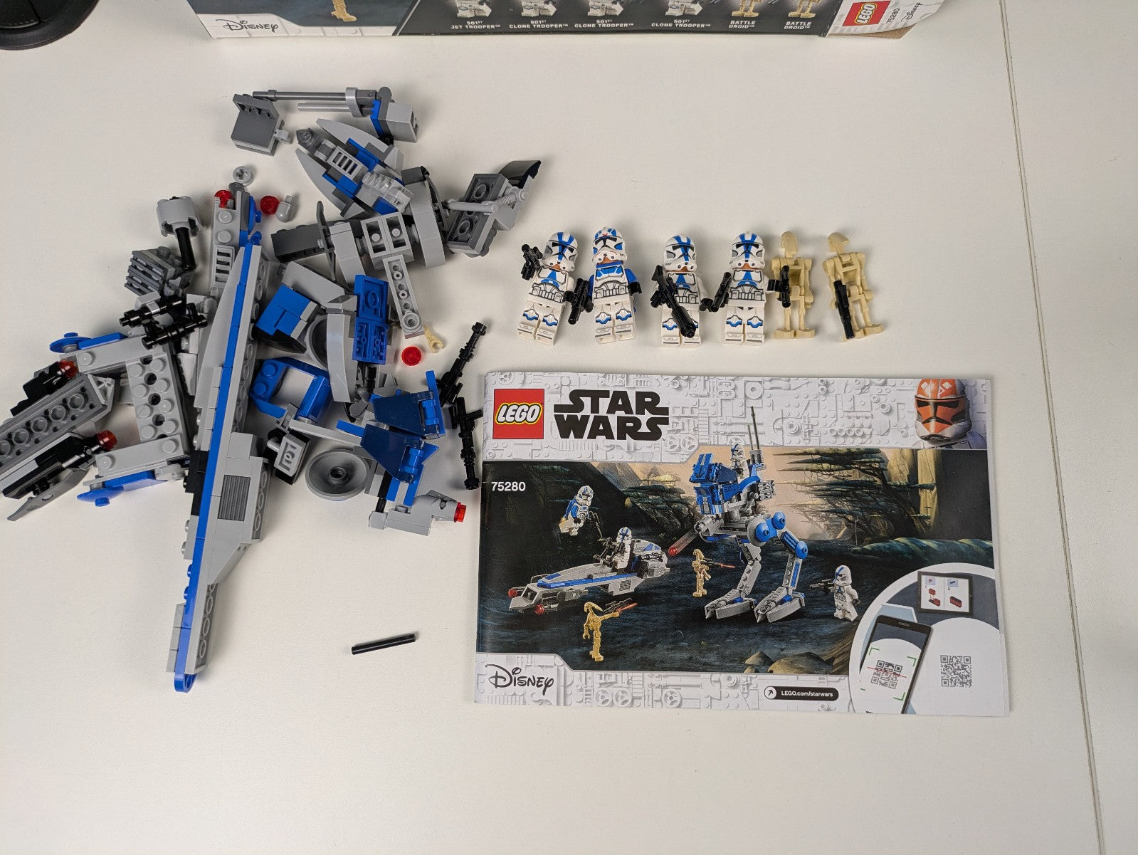 Lego Star Wars: The Clone Wars: 501st Legion Clone Troopers Set 75280 - Complete