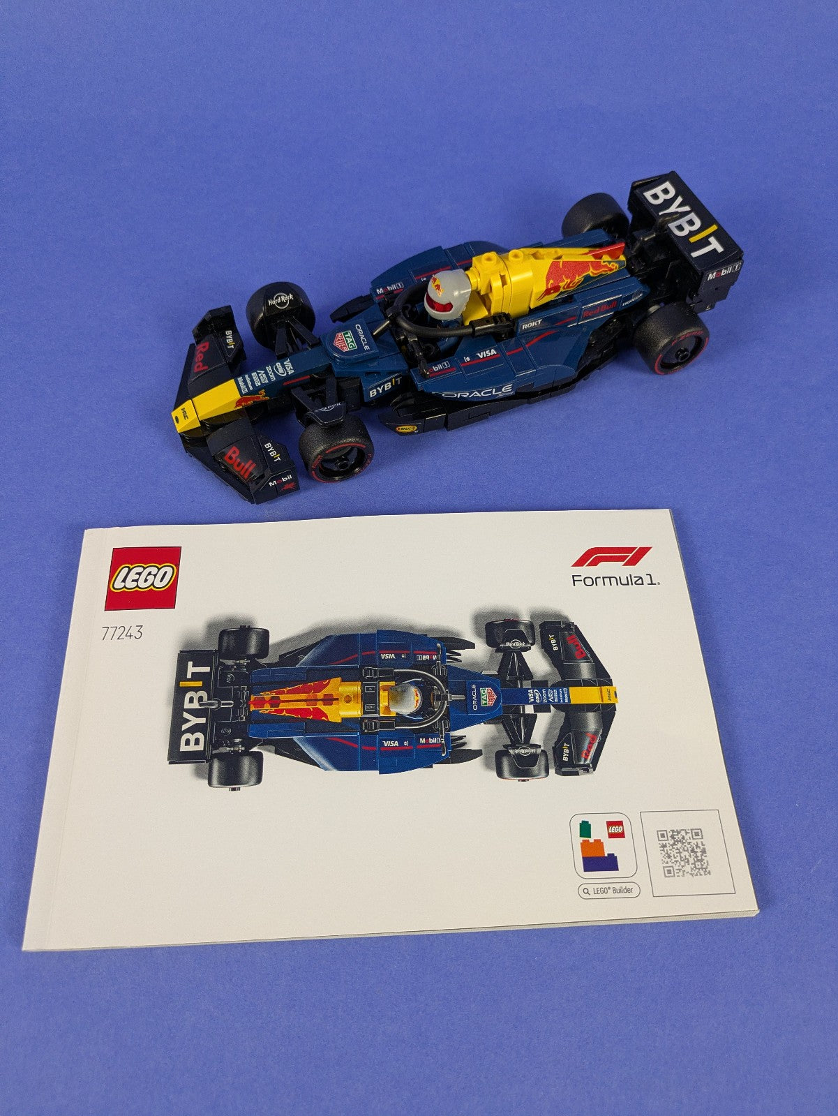 Lego SPEED CHAMPIONS: Oracle Red Bull Racing RB20 Set 77243 Complete Set