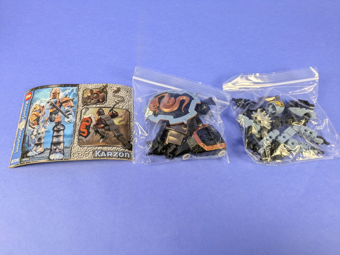 Lego Castle: Knights Kingdom II: Karzon Set 8706 Complete Set