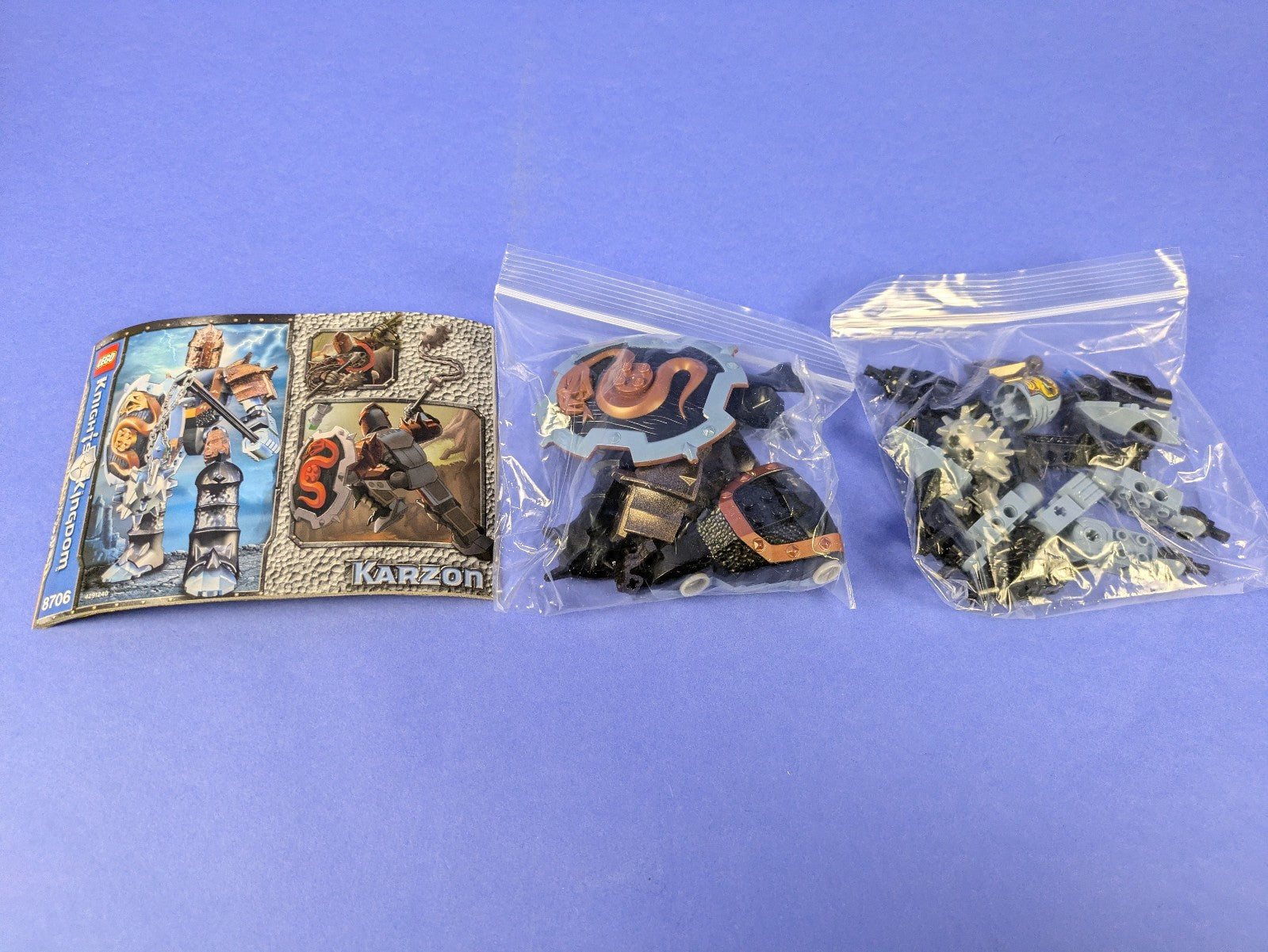 Lego Castle: Knights Kingdom II: Karzon Set 8706 Complete Set