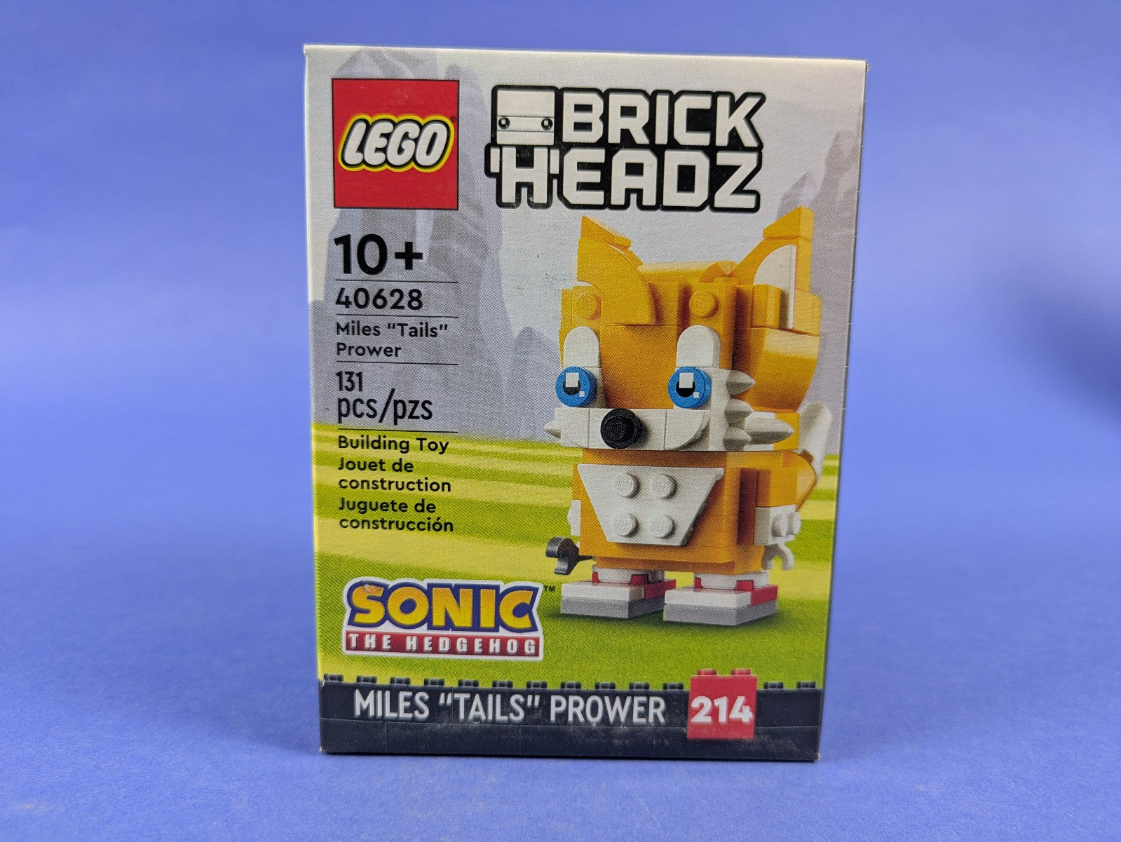 Lego BrickHeadz: Sonic the Hedgehog: Miles "Tails" Prower Set 40628 BRAND NEW