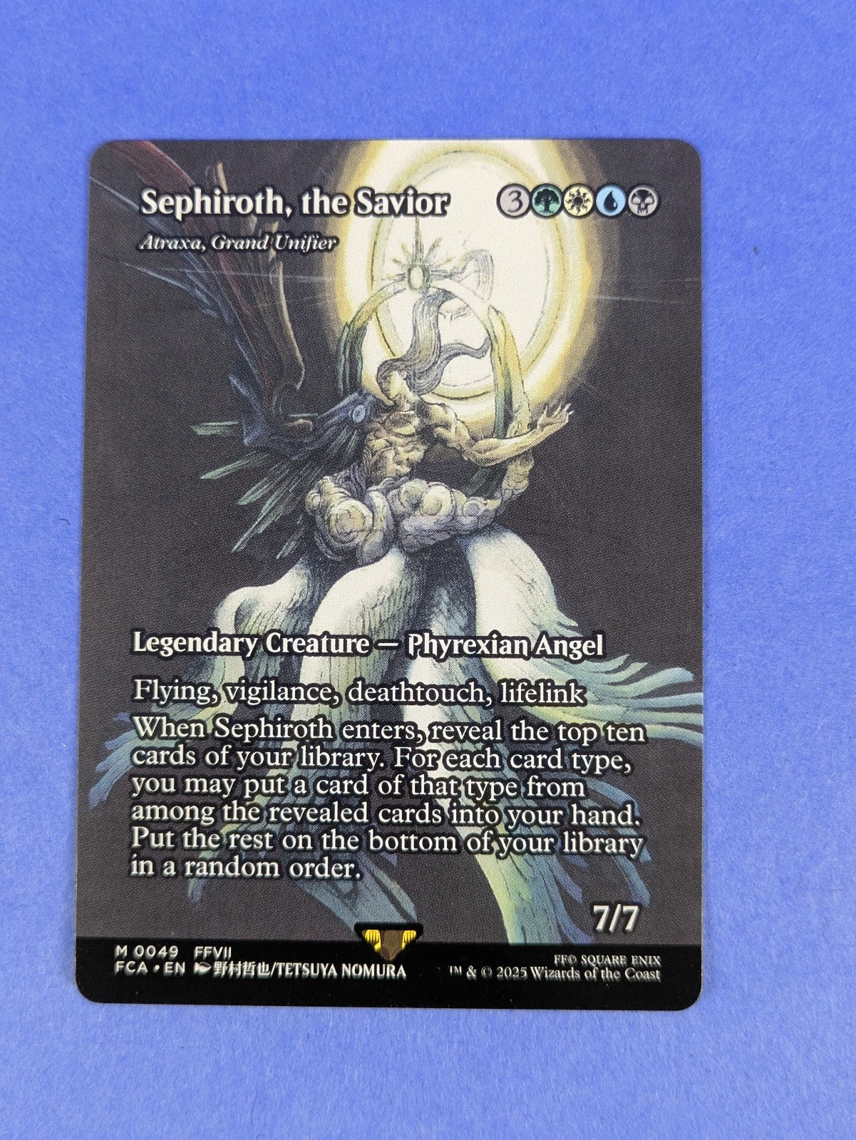 MTG: FINAL FANTASY: Sephiroth, the Savior - Atraxa, Grand Unifier 0049 Mythic NM
