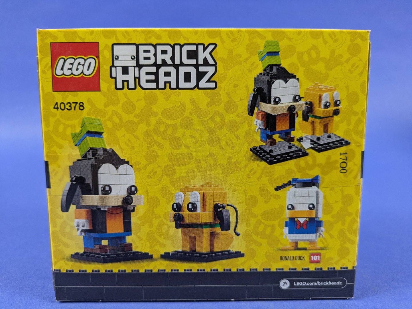 Lego BrickHeadz: Disney: Mickey and Friends: Pluto & Goofy Set 40378 BRAND NEW