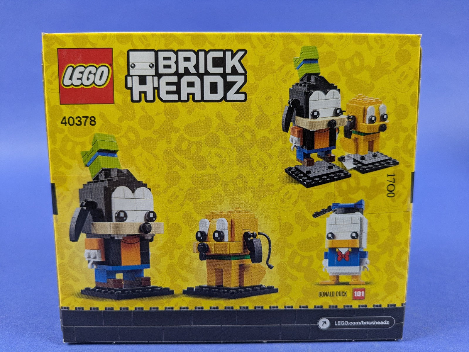 Lego BrickHeadz: Disney: Mickey and Friends: Pluto & Goofy Set 40378 BRAND NEW