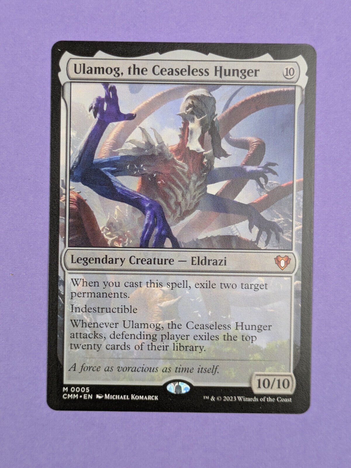 MTG Magic: Commander Masters: Ulamog, the Ceaseless Hunger Mythic #0005