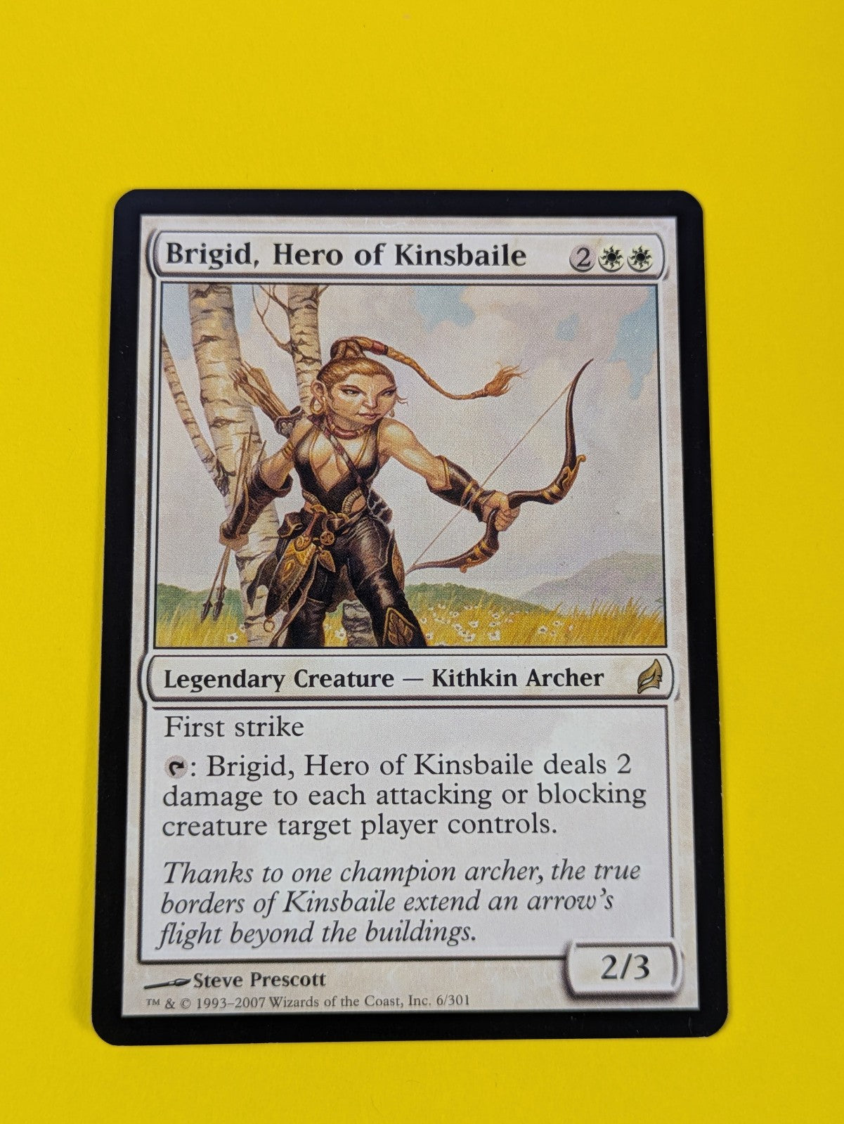 MTG Magic: Lorwyn: Brigid, Hero of Kinsbaile #6/301 Rare - NM