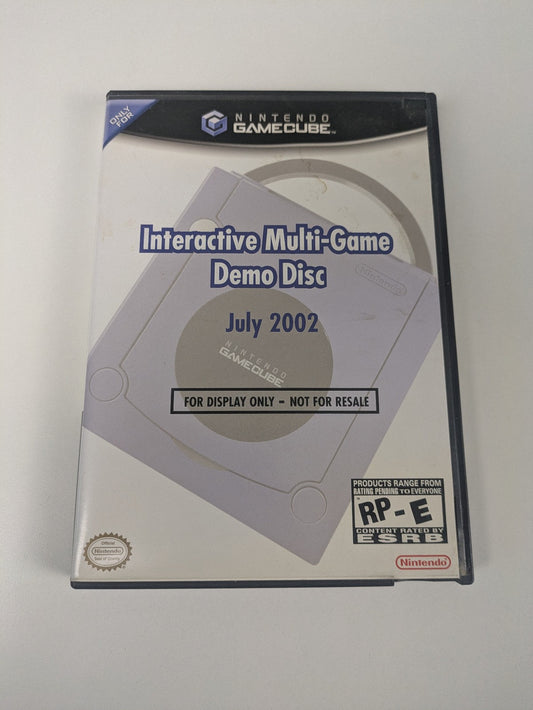 Interactive Multi-Game Demo Disc July 2002 (Nintendo GameCube, 2002) CIB