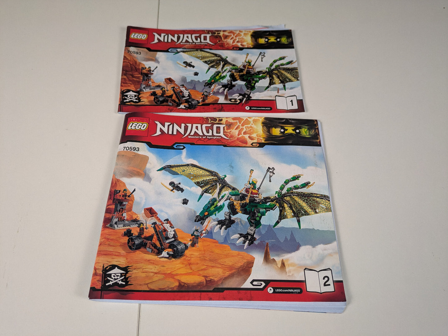Lego NINJAGO: Skybound: The Green NRG Dragon Set 70593