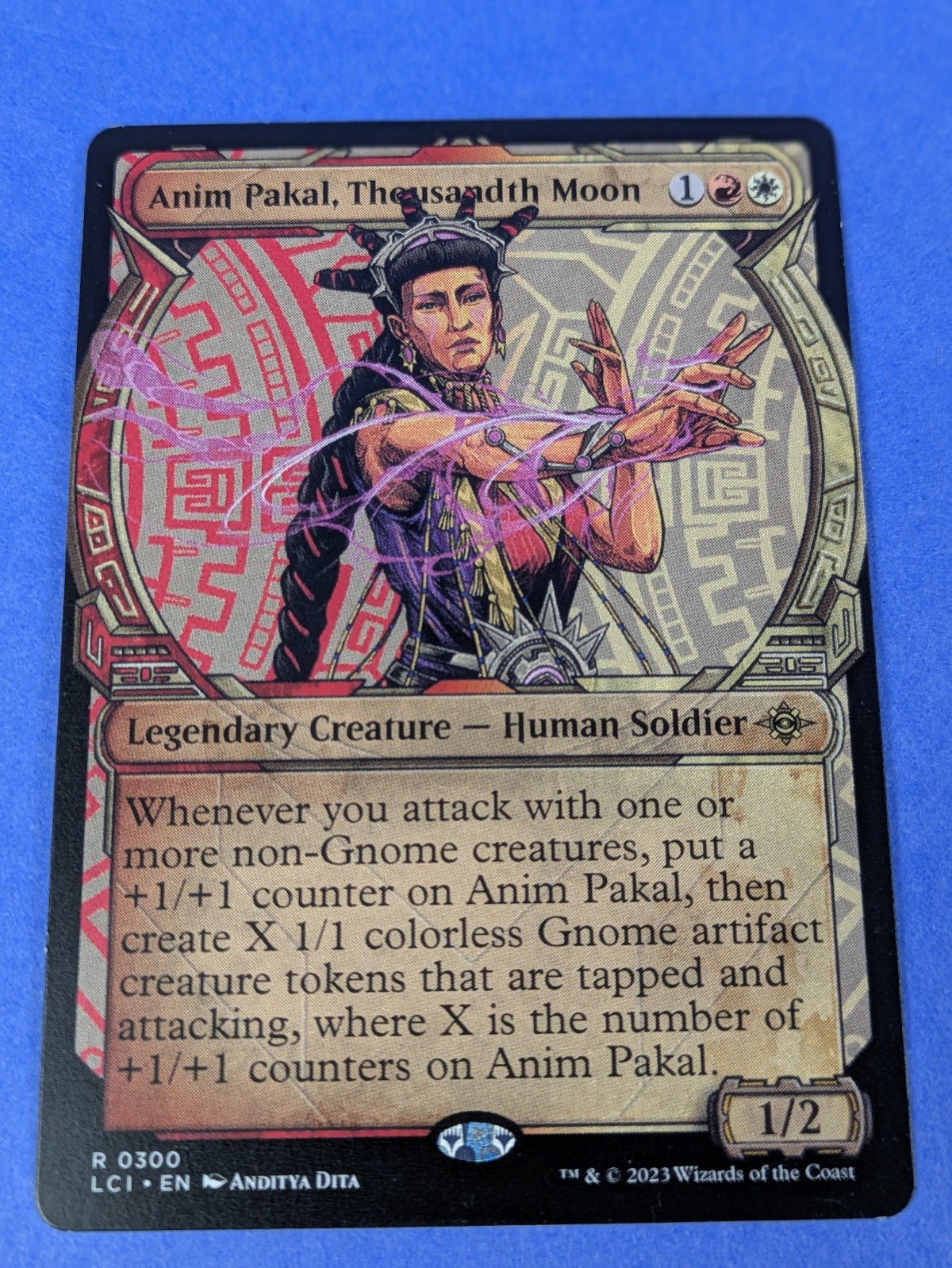 MTG: The Lost Caverns of Ixalan: Anim Pakal, Thousandth Moon #0300 Rare - NM