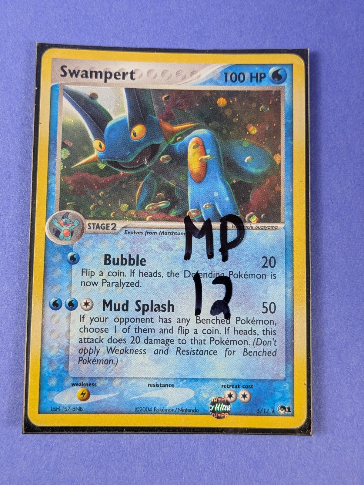 Swampert - 5/17 - Holo Rare POP Series 1 Promos - Pokemon Card - MP