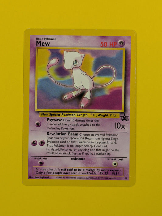 Mew - 8 - Promo Wizards Black Star Promos - NM