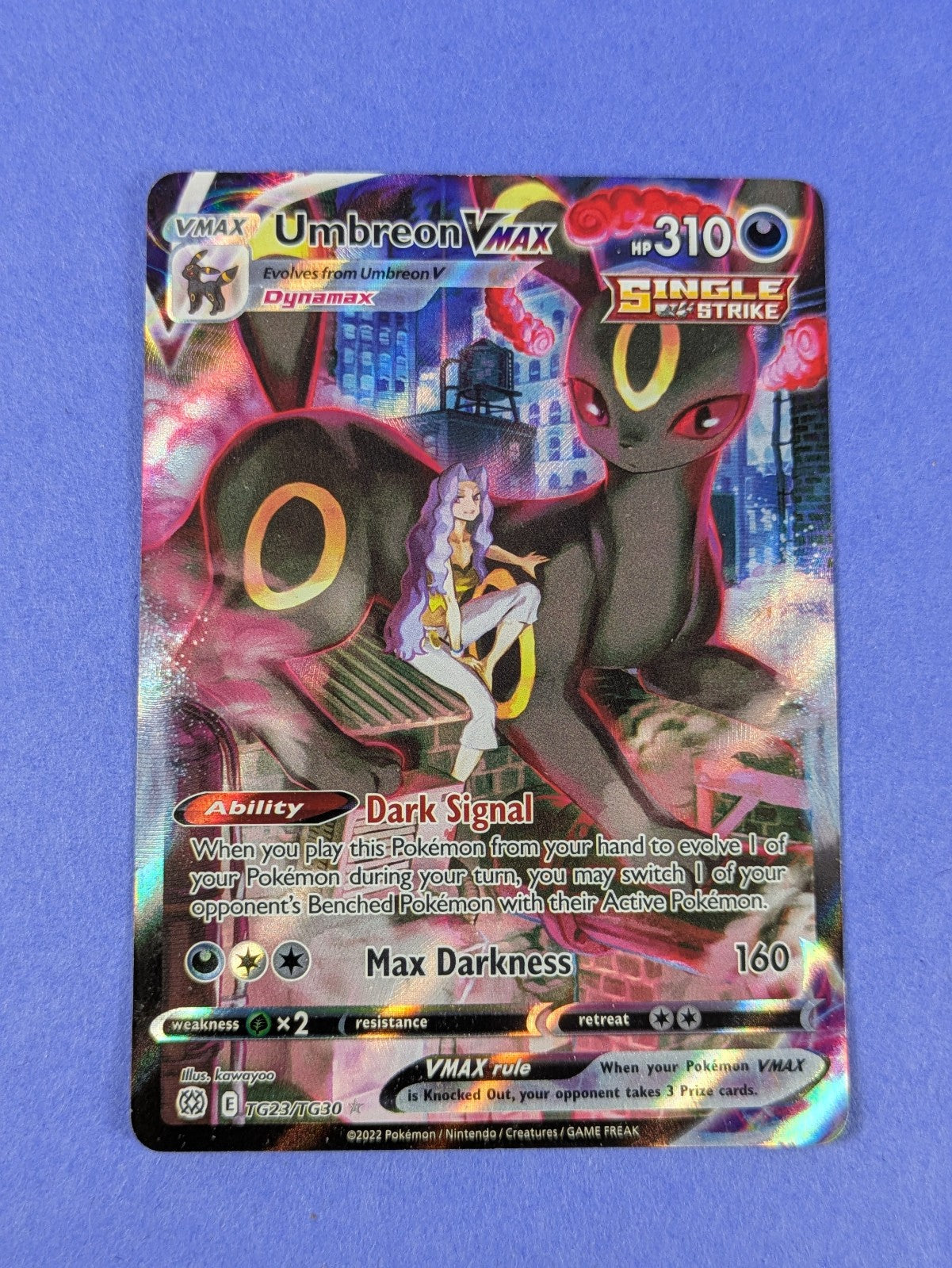 Umbreon VMAX - TG23/TG30 - Ultra Rare Brilliant Stars - Pokemon Card - LP