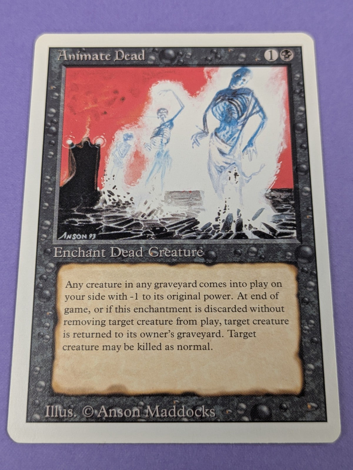 MTG Magic: Revised Edition: Animate Dead #93 Uncommon - NM