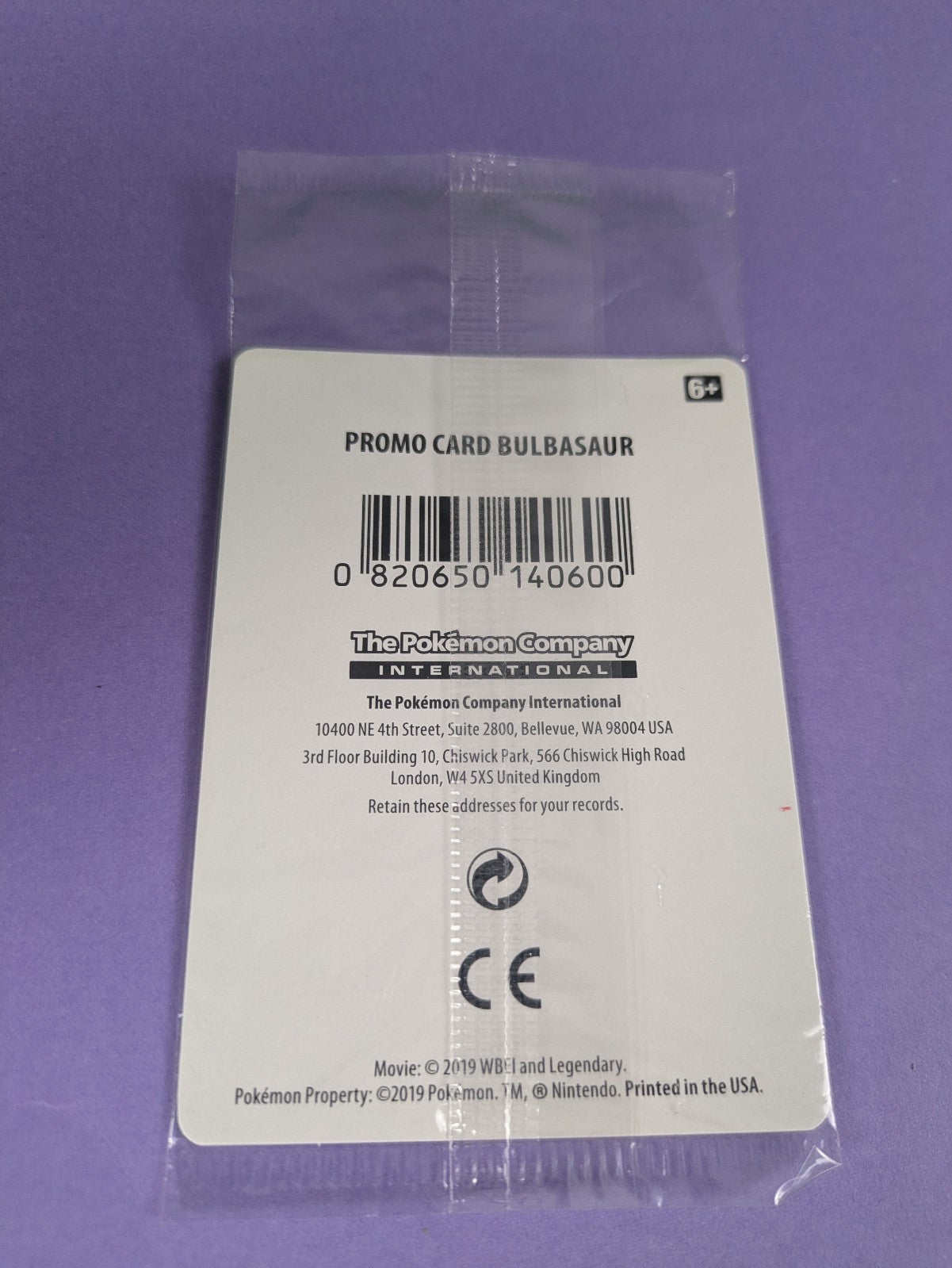 Bulbasaur - SM198 - Holo Promo Sun & Moon Promos - Pokemon Card - NM