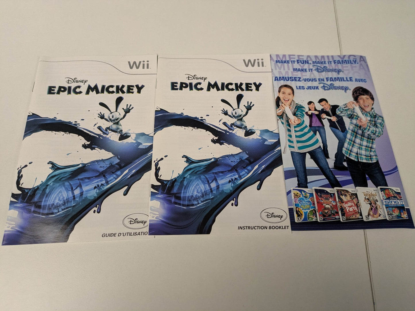 Disney: Epic Mickey (Nintendo Wii, 2010) CIB
