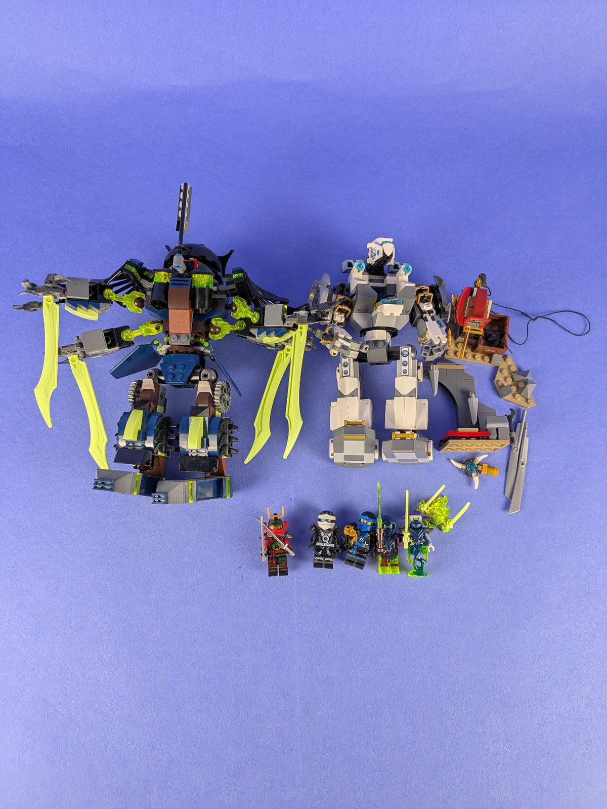 LEGO NINJAGO Titan Mech Battle 70737 Incomplete Set Pre-Owned