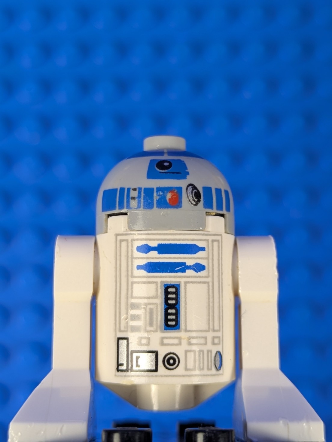 Lego Star Wars: R2-D2 - Astromech Droid Light Bluish Gray Head sw0217 Set 10188