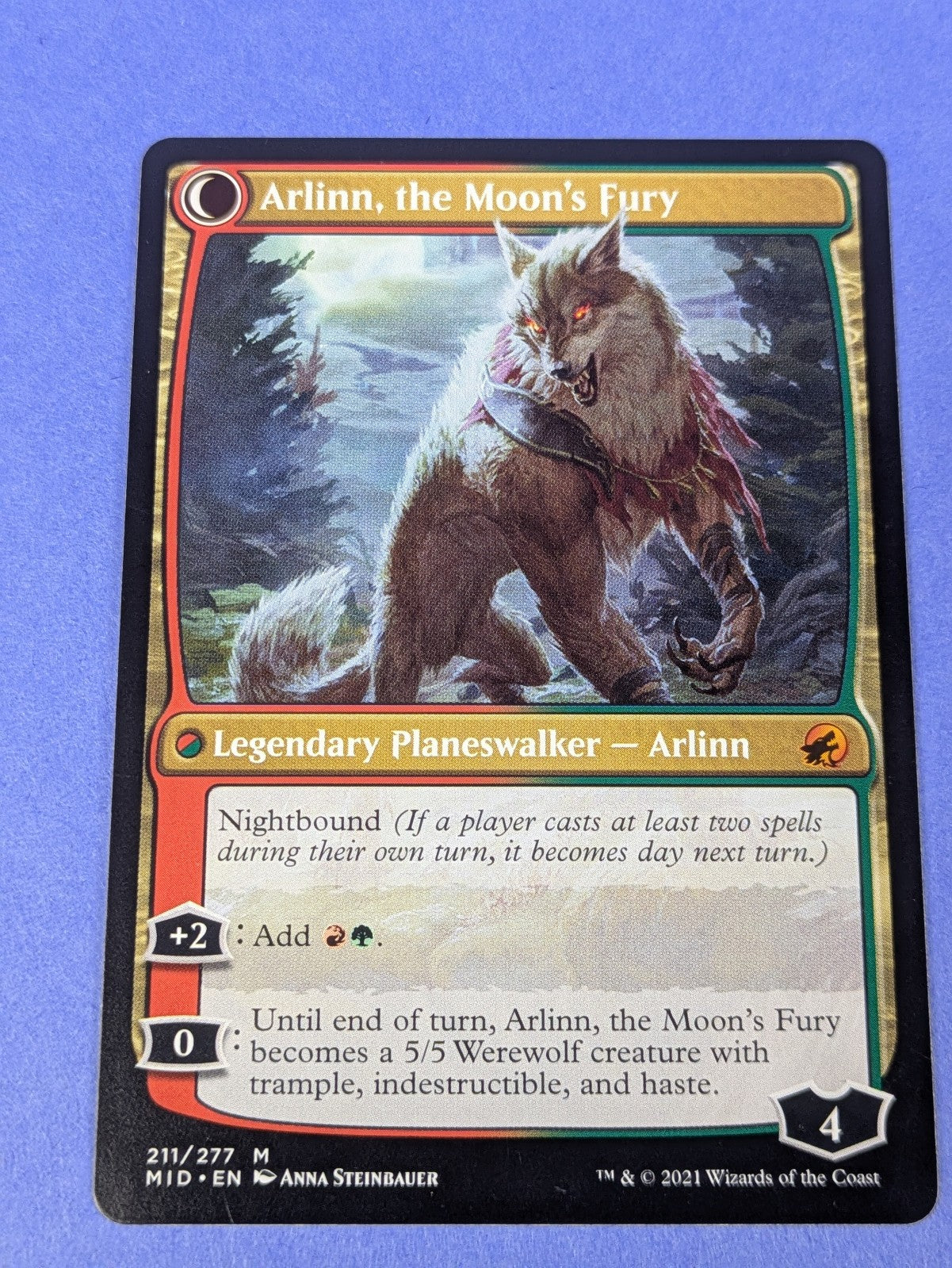 MTG: Innistrad: Arlinn, the Pack's Hope/Arlinn, the Moon's Fury #211/277 - NM