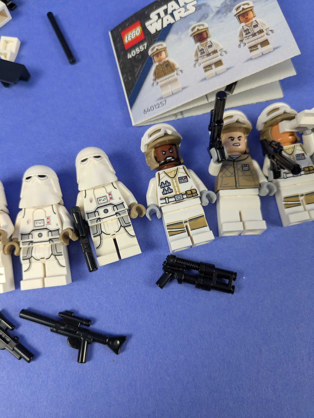 LEGO Star Wars Snow Trooper, Imperial Scout Trooper, & Hoth Rebel Trooper (14X)