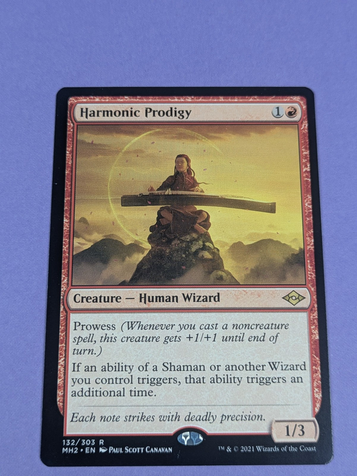 MTG Magic: Modern Horizons 2: Harmonic Prodigy #132/303 Rare - NM